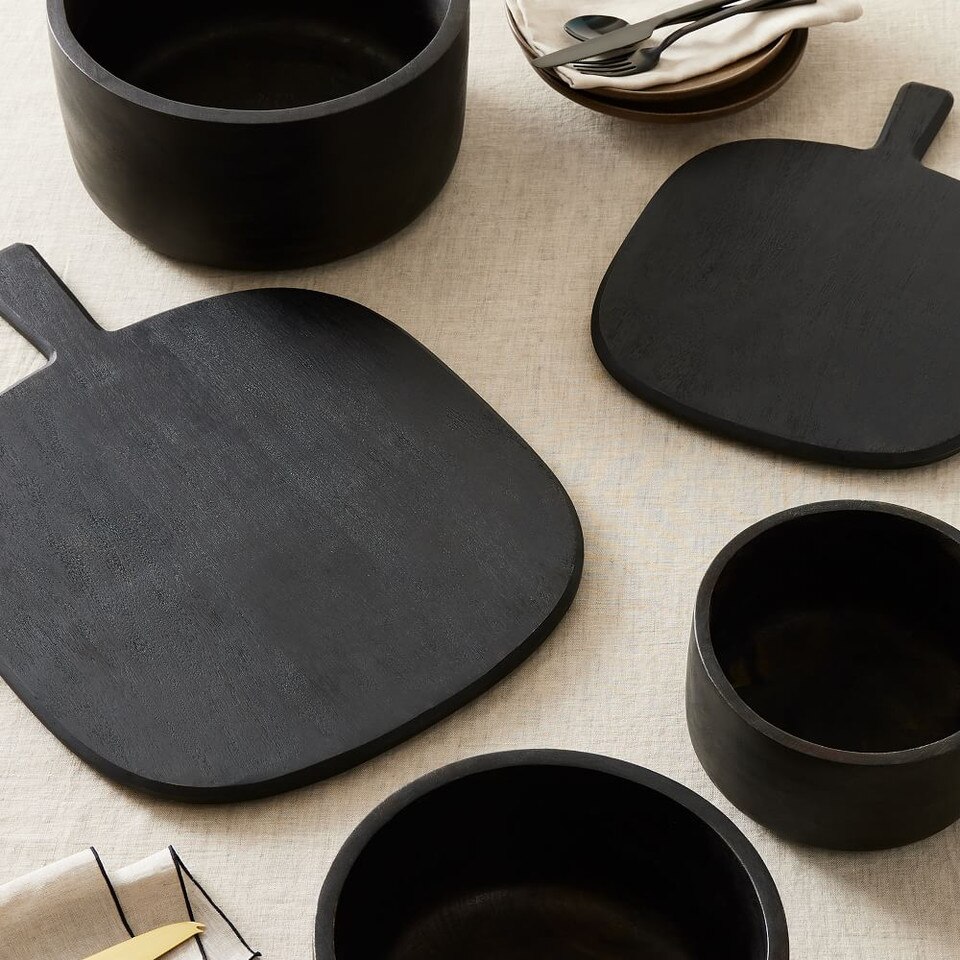 Modern Wood Serveware Collection West Elm UK
